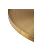 Stolik kawowy COLUMN marmurowy czarno złoty 55 cm Step Into Design