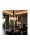 Lampa wisząca IMPERIO czarna 80 cm - Step Into Design
