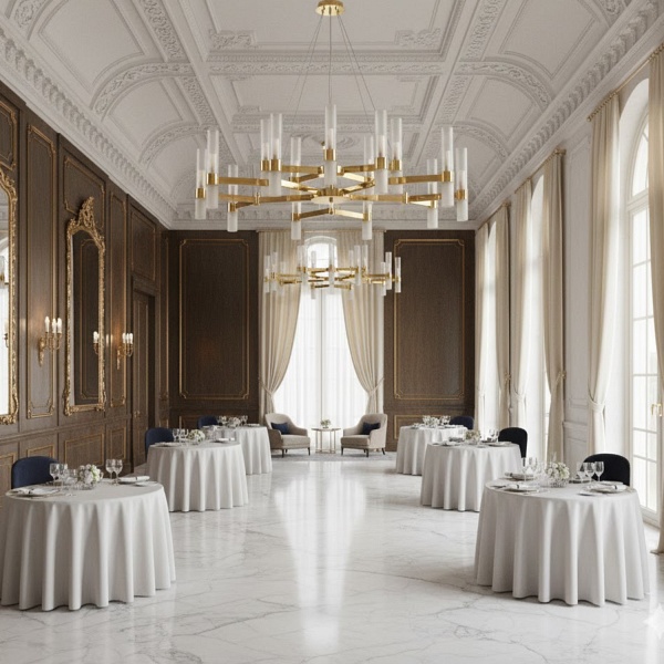 Lampa wisząca CANDELA-15 - 15-ramienna oprawa sufitowa Step Into Design