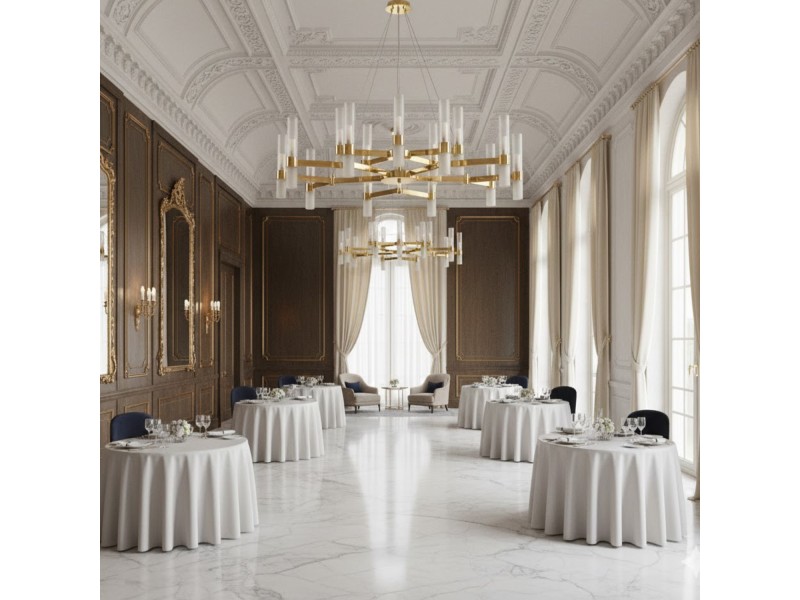 Lampa wisząca CANDELA-15 - 15-ramienna oprawa sufitowa Step Into Design