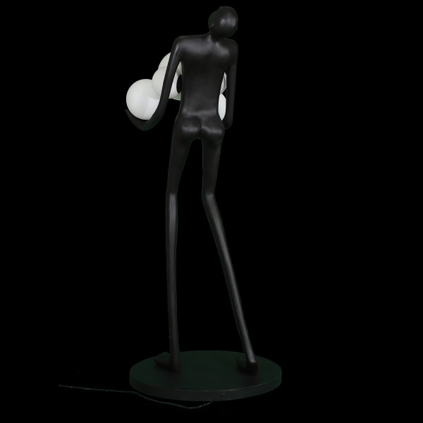 Lampa podłogowa WOMAN BLACK czarna 180 cm Step Into Design