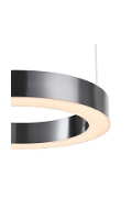 Lampa wisząca CIRCLE 40 LED tytanowa 40 cm - Step Into Design