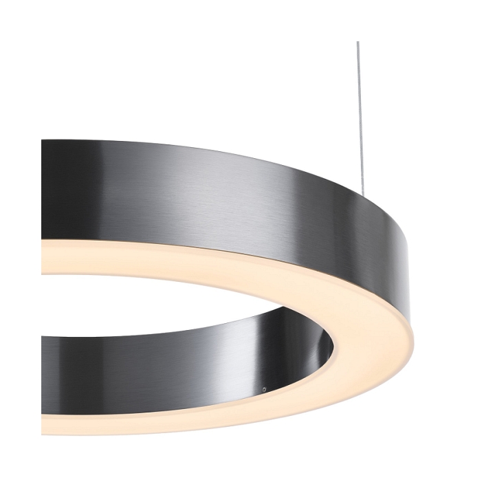 Lampa wisząca CIRCLE 40 LED tytanowa 40 cm - Step Into Design