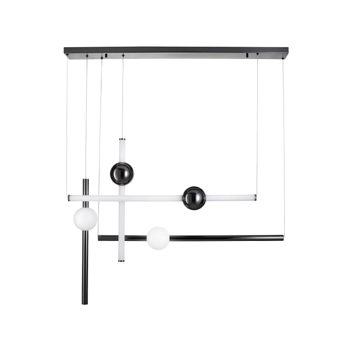 Lampa wisząca O-LINE L-4 LED czarna 110 cm - Step Into Design