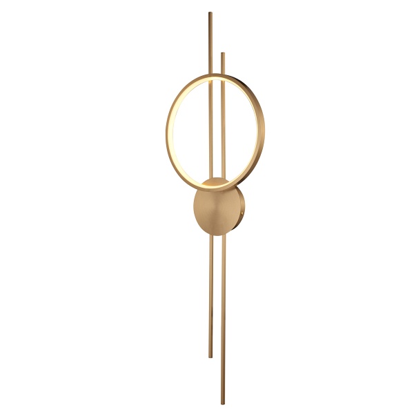 Lampa ścienna ECLIPTICA LED złota 100 cm Step Into Design