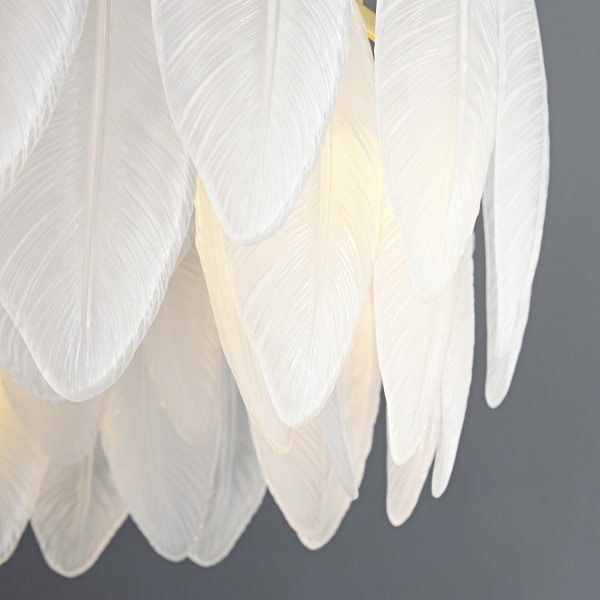 Lampa wisząca PIUMA biała 60 cm Step Into Design