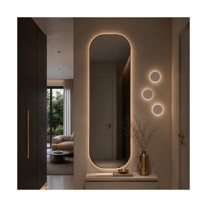 Lampa ścienna NYX 15 – LED okrągła, metalowa, biała - Step Into Design
