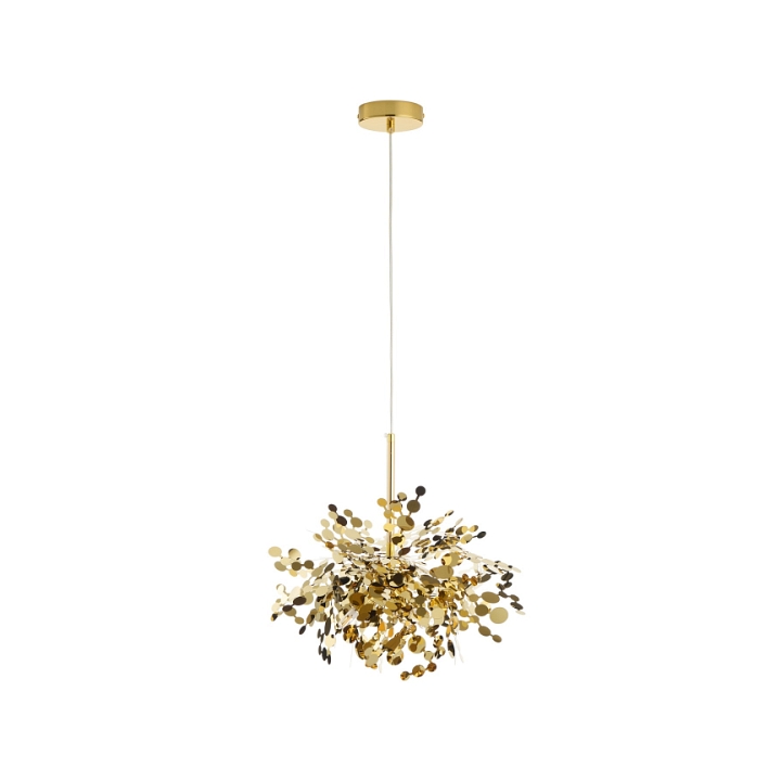 Lampa wisząca MONETTI 40 cm - złota, dekoracyjna - Step Into Design