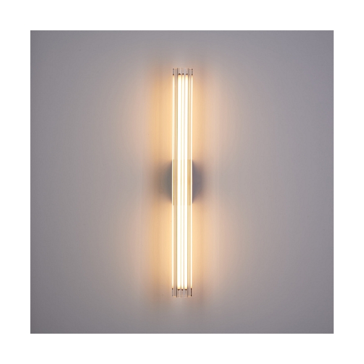 Lampa ścienna VERTI 40 cm - LED, transparentna tuba - Step Into Design