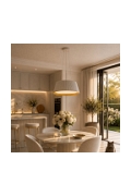 Lampa wisząca FRILL LED biała 45 cm - Step Into Design