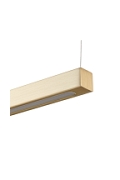 Lampa wisząca BEAM-80 LED - złota oprawa liniowa 4000K - Step Into Design