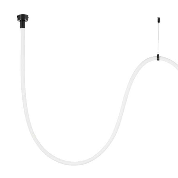 Lampa wisząca SNAKE LED wąż ledowy czarna 300 cm Step Into Design