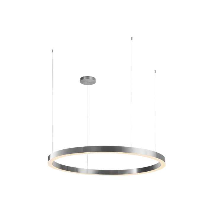 Lampa wisząca CIRCLE 120 LED nikiel szczotkowany 120 cm - Step Into Design