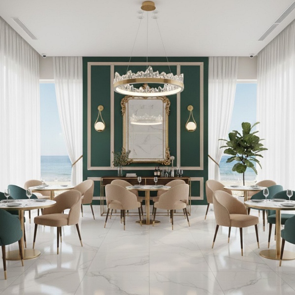 Lampa ścienna DROP 45 cm zlota Step Into Design