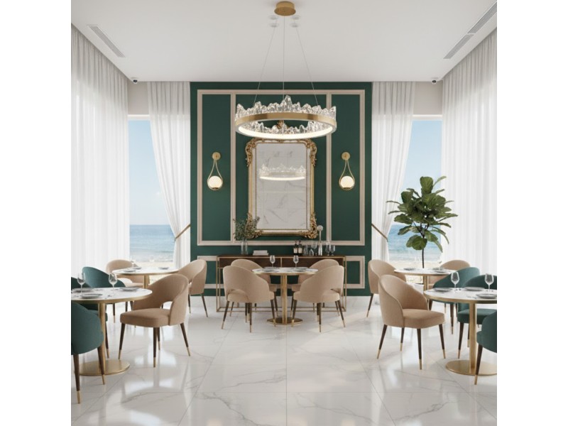 Kinkiet ścienny DROP, 45 cm - zloty, do wnętrz mieszkalnych i komercyjnych Step Into Design