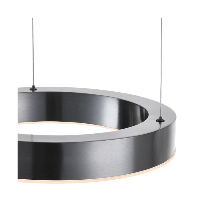 Lampa wisząca CIRCLE 40 LED tytanowa 40 cm - Step Into Design