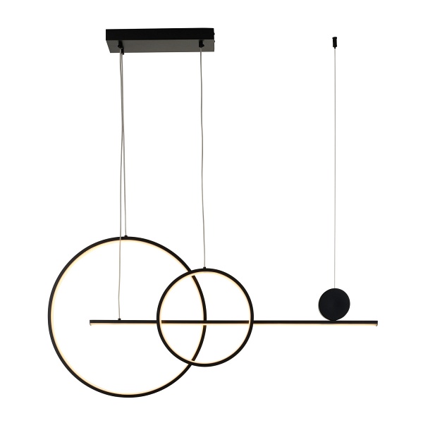 Lampa wisząca NEW AGE LED 120 cm - oprawa sufitowa czarna Step Into Design