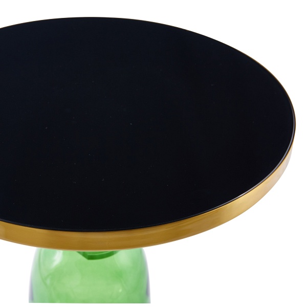 Stolik kawowy DOLCE zielono czarny 50 cm Step Into Design