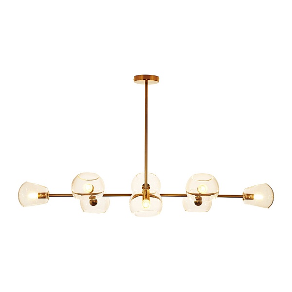 Lampa wisząca COSMIC-8 złota 85 cm Step Into Design