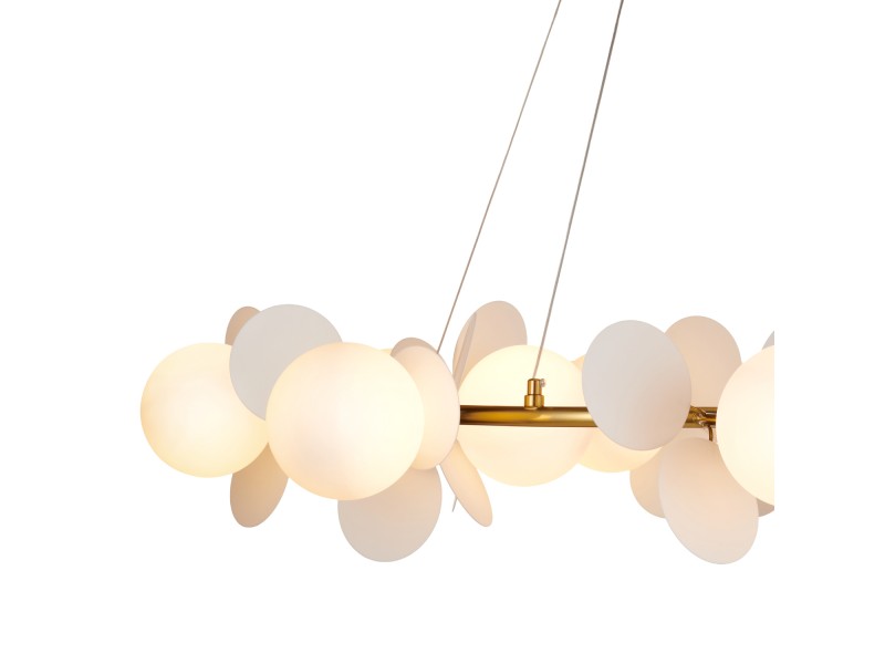 Lampa wisząca CHIC złoto biała 105 cm Step Into Design