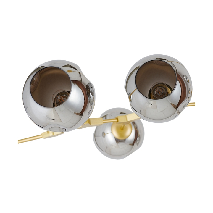 Lampa wisząca MODERN ORCHID-9 złoto szara 150 cm - Step Into Design