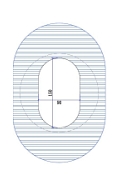 Lampa ścienna HEKS LED 30 cm - Step Into Design
