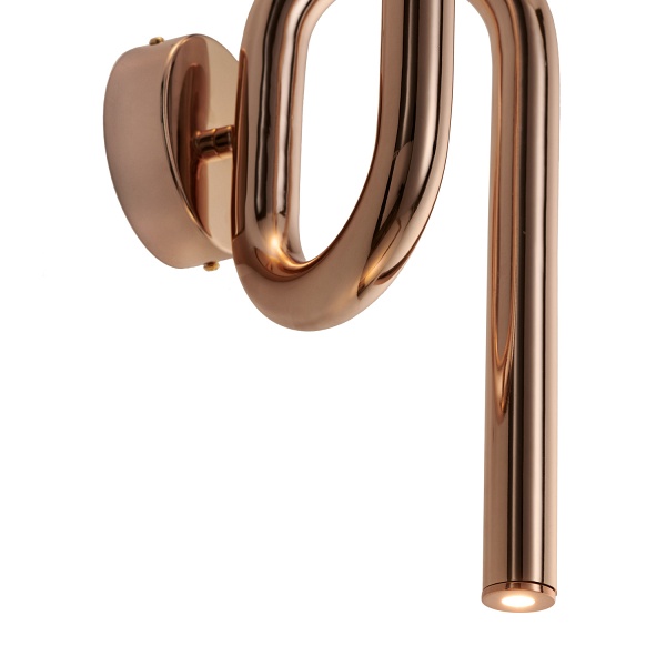 Lampa ścienna MYK LED miedziana 40 cm Step Into Design