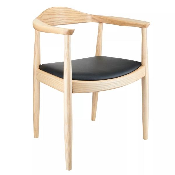 Krzesło KING jesionowe z podłokietnikami naturalne Step Into Design