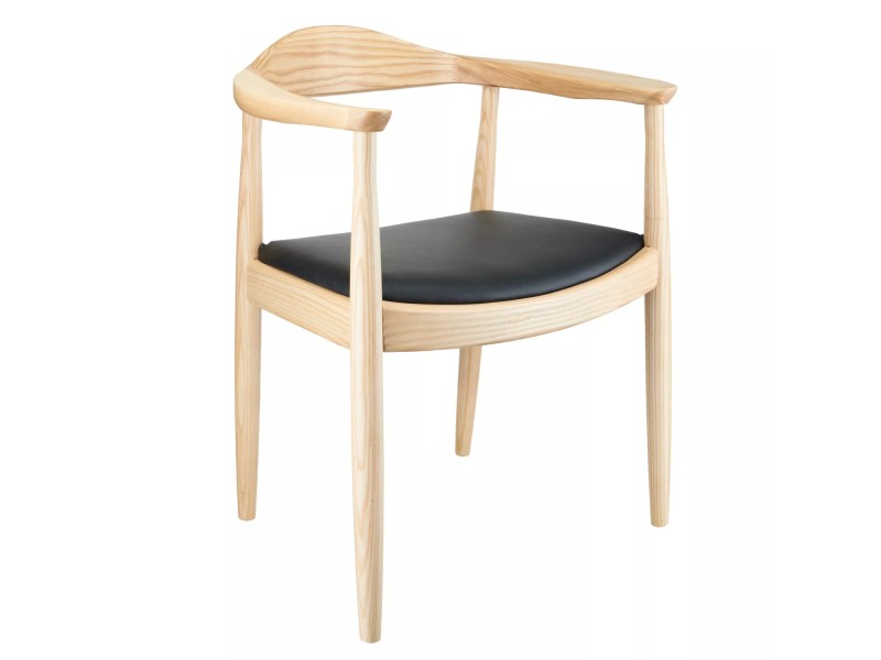 Krzesło KING jesionowe z podłokietnikami naturalne Step Into Design