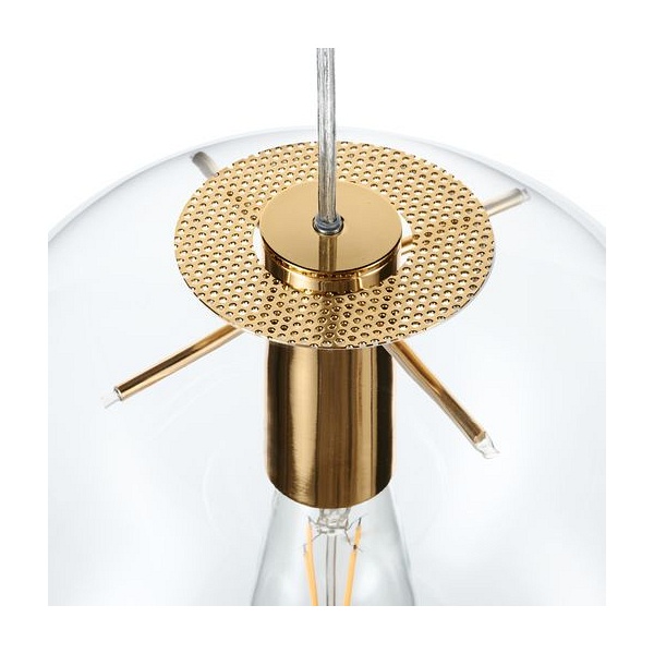 Lampa wisząca TONDA złota 30 cm Step Into Design