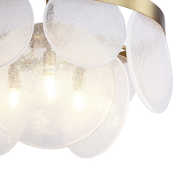 Lampa wisząca AURORA 60 cm mosiądz Step Into Design