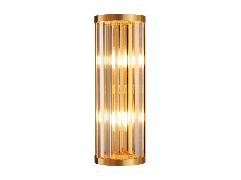 Lampa ścienna EXELLENT kryształowa złota 45 cm Step Into Design
