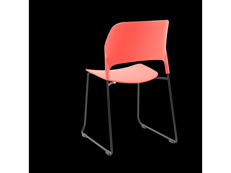 Krzesło TIPICO czerwono czarne Step Into Design