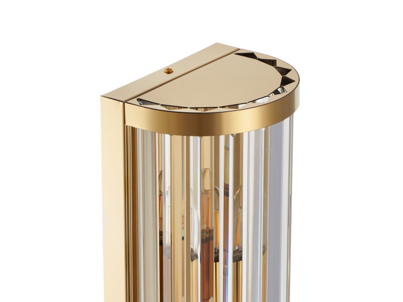 Lampa ścienna EXELLENT kryształowa złota 45 cm Step Into Design