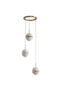 Lampa wisząca SFERA-3 LED złota 50 cm Step Into Design