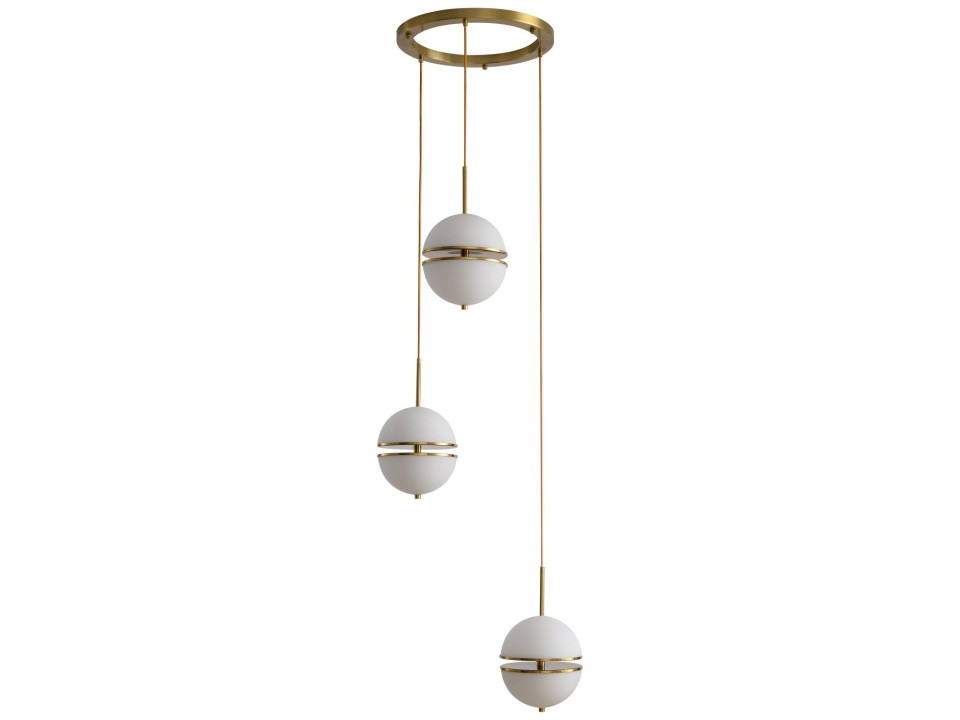 Lampa wisząca SFERA-3 LED złota 50 cm Step Into Design
