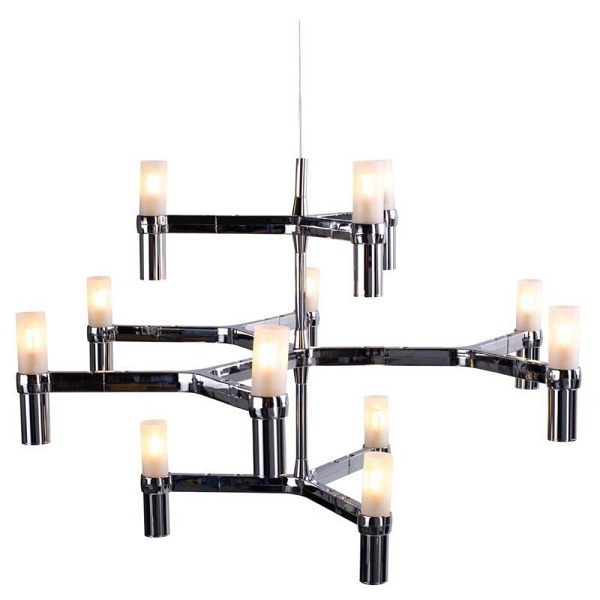 Lampa wisząca CANDLES-12A chrom 75 cm Step Into Design