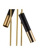 Lampa stojąca GOLDEN PIPE-3 czarno złota 180 cm Step Into Design