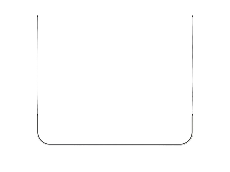 Lampa wisząca MINIMA-1 LED czarna 80 cm Step Into Design