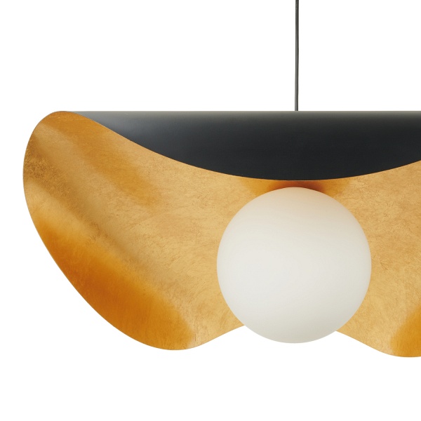Lampa wisząca ENZO 80 cm - czarno złota Step Into Design