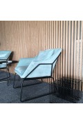 Fotel welurowy FLUENCE miętowy Step Into Design