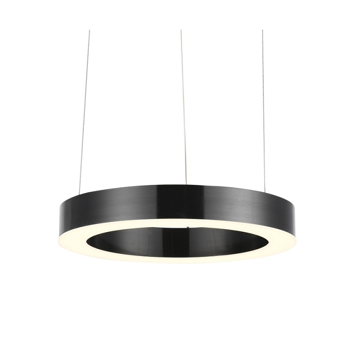 Lampa wisząca CIRCLE 40 LED tytanowa 40 cm - Step Into Design