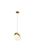 Lampa wisząca ORBITA biało złota 20 cm Step Into Design