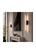 Lampa ścienna VERTI 40 cm - LED, transparentna tuba - Step Into Design