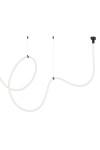 Lampa wisząca SNAKE LED wąż ledowy czarna 500 cm Step Into Design