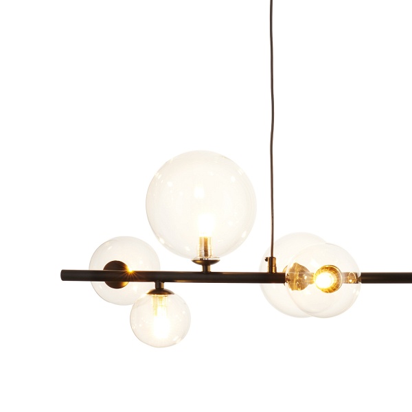 Lampa wisząca ORION LONG-90 czarna 90 cm Step Into Design