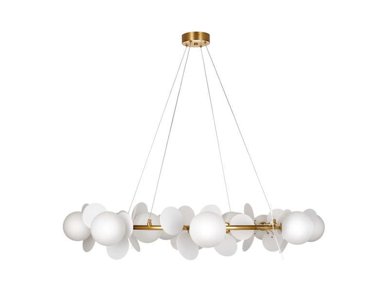 Lampa wisząca CHIC złoto biała 105 cm Step Into Design