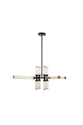 Lampa wisząca QUADRO-12 LED bursztynowe szklane klosze - Step Into Design