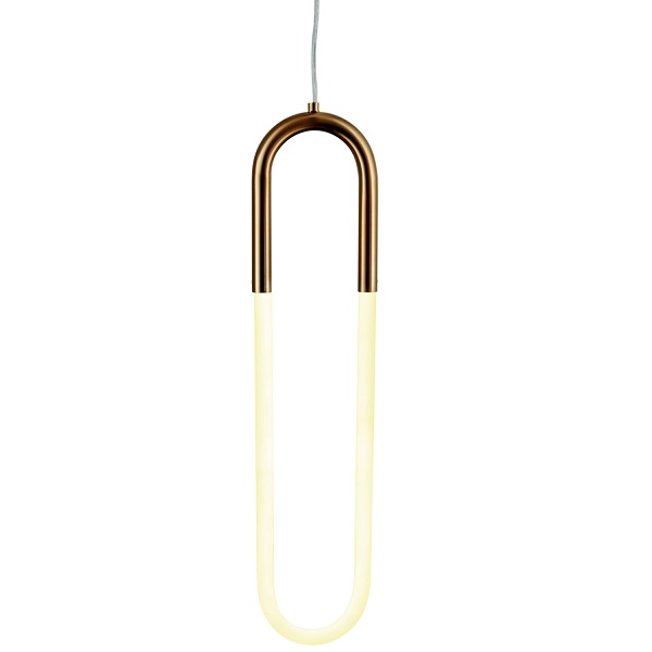 Lampa wisząca U-SHAPE mosiądz 60 cm Step Into Design