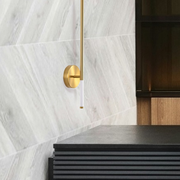 Lampa ścienna FRESCO LED złota 125 cm Step Into Design